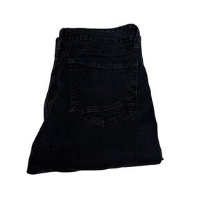 NYDJ size 8P Black Jeans Marilyn style straight leg no distressing